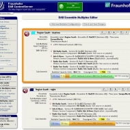 DAB ContentServer GUI | ©Fraunhofer IIS