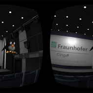 Screenshot of the new VR streaming app | ©Fraunhofer IIS