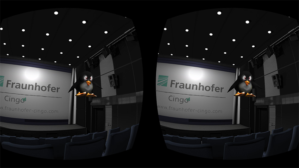Screenshot of the new VR streaming app | ©Fraunhofer IIS