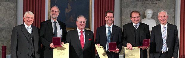 Recipients of the Eduard Rhein Technology Award 2015, ©Fraunhofer IIS