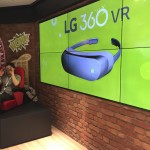 Presentation of the LG 360 VR at the LG booth