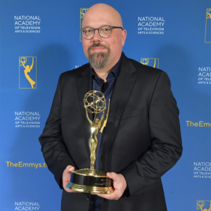 Ingo Hofmann received the Emmy Award in New York City.